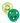 BIBS - 2-pak sutter - Sutter, matcha/cactus
