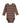 Wheat - sød stribet body - Dark Brown