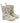 Pom Pom - Gummistøvler med traktor, beige