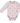Okker-Gokker - Pointelle langærmet body med muslinger, rosa